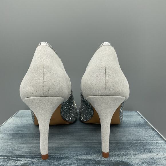 NEW Journee Collection Kalani Women’s High Heels Silver Size 7 - Picture 4 of 10